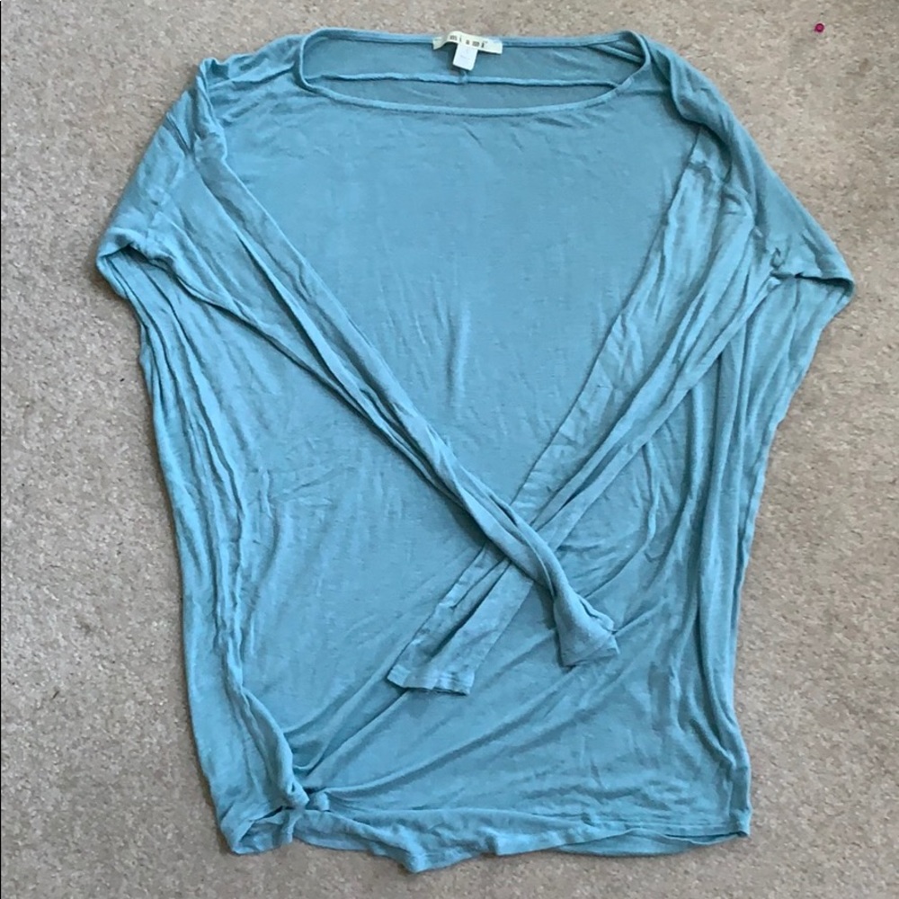 Francesca’s soft blue longsleeve